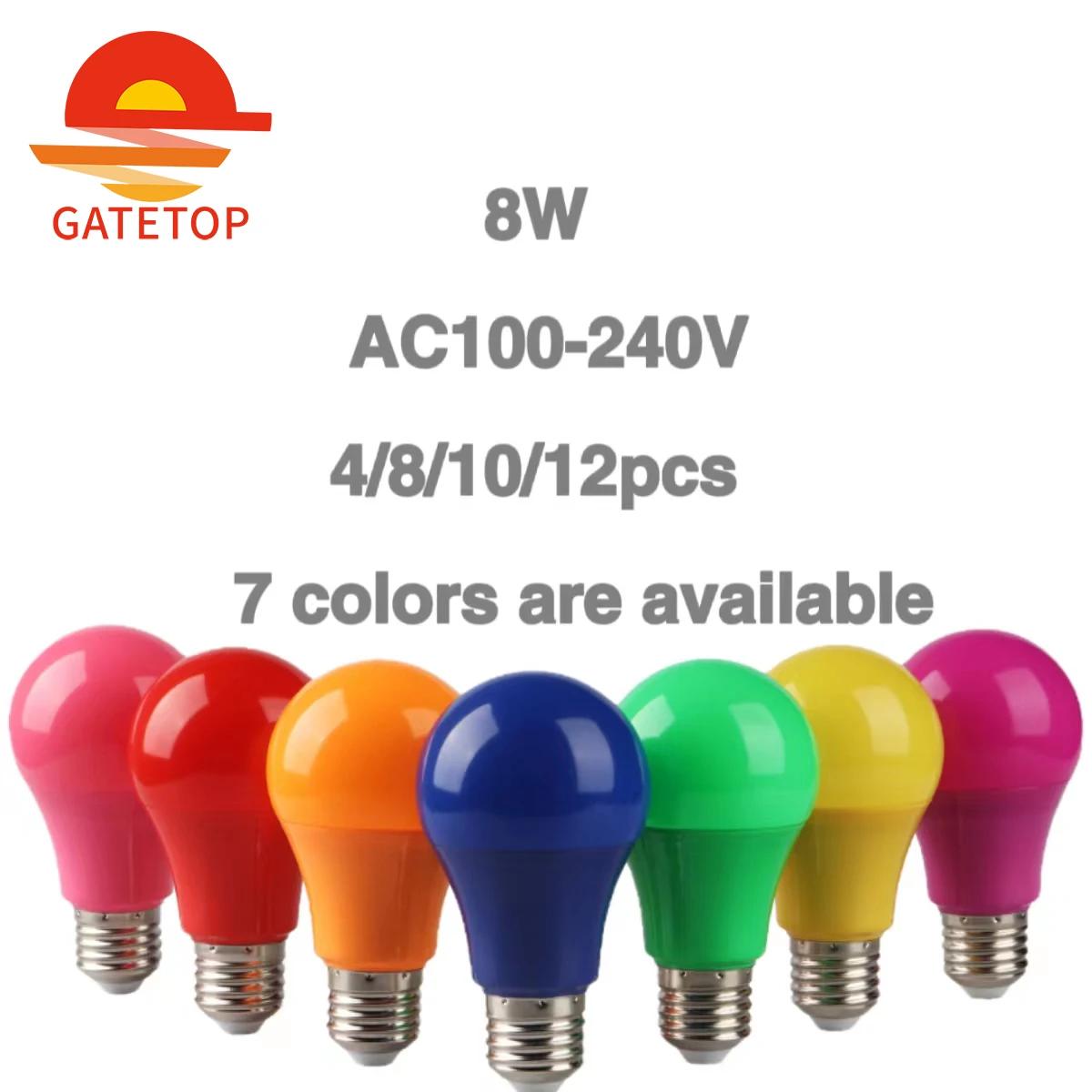 LED äο  AC100-240V  E27 B22 ̽,   8W, 7  ,  , KTV   